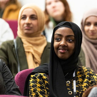 Students in a lecture.