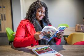 LLM Student reading law publication