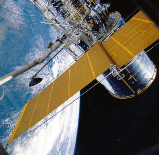 Satellite in space