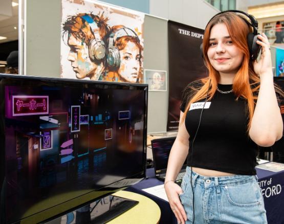 Games design student Mara Solomon