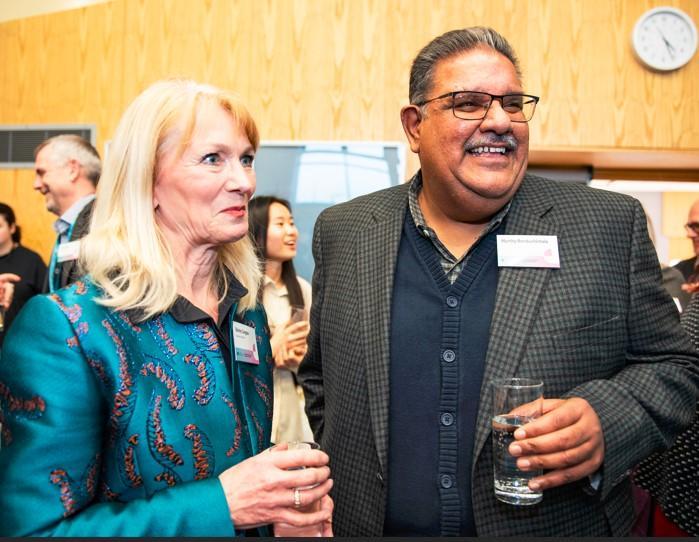 Professor Shirley Congdon and Dr Murthy Renduchintala