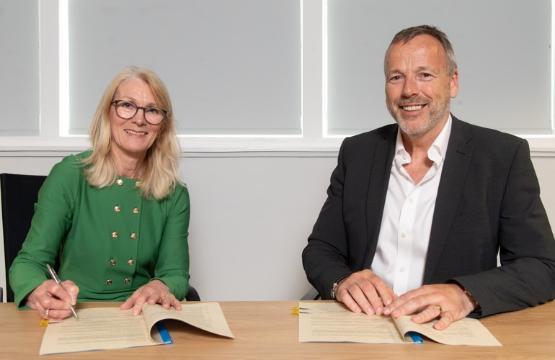 Professor Shirley Congdon and Neil Kirby