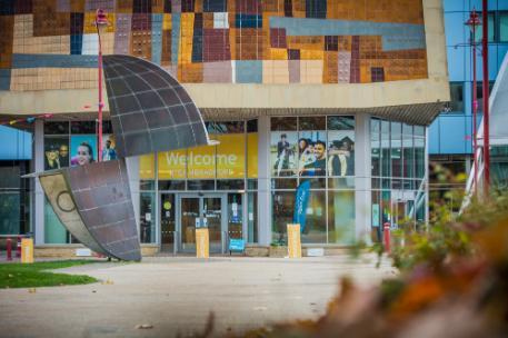 The exterior of the Richmond Building on an Open Day